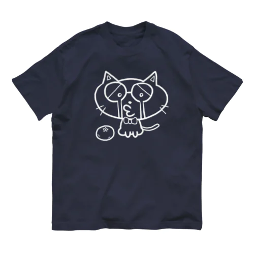 号泣ニャンコロスキー Organic Cotton T-Shirt