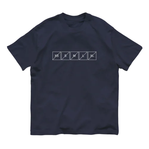 在庫切れ（白） オーガニックコットンTシャツ