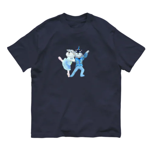 シュナウザーの青い鳥とフロリナ王女 Organic Cotton T-Shirt