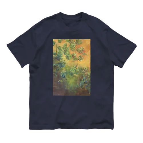 草花写生 サンキライ Organic Cotton T-Shirt