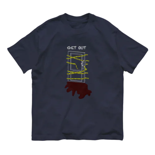 KEEP OUT オーガニックコットンTシャツ