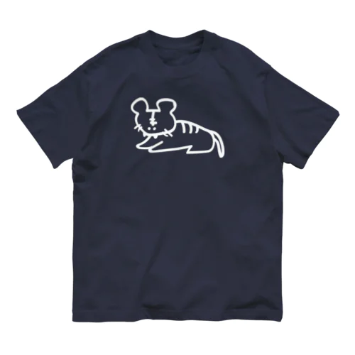 とら（ホワイトタイガー） Organic Cotton T-Shirt