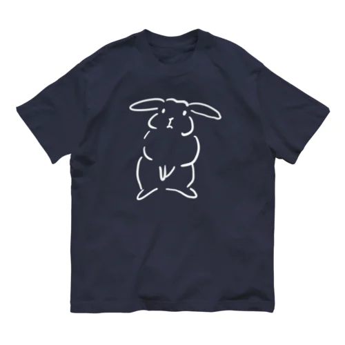 立ち上がるふぇん！(白抜き) オーガニックコットンTシャツ