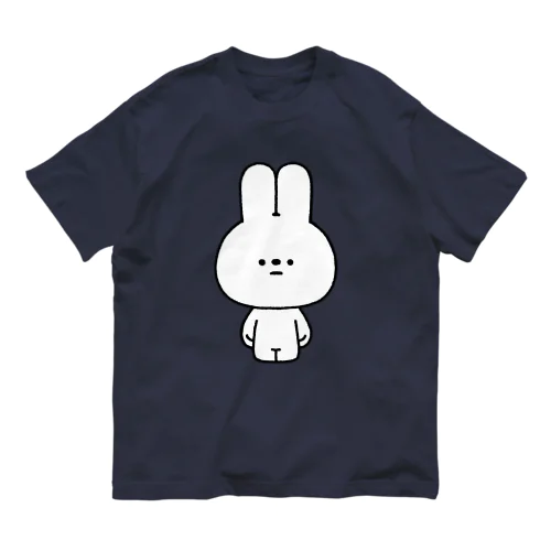 量産うさぎ ノーマル オーガニックコットンTシャツ