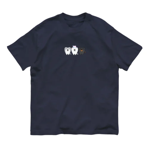 3匹のけんしんくん Organic Cotton T-Shirt