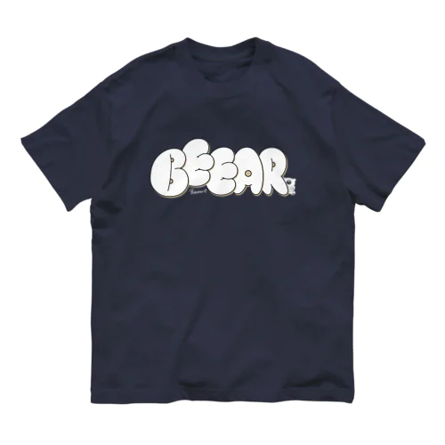 BEEAR GA #1 white オーガニックコットンTシャツ