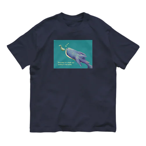 ジンベイザメとコバンザメ Organic Cotton T-Shirt