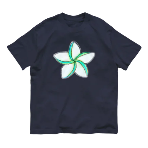 手描き＊プルメリア Organic Cotton T-Shirt