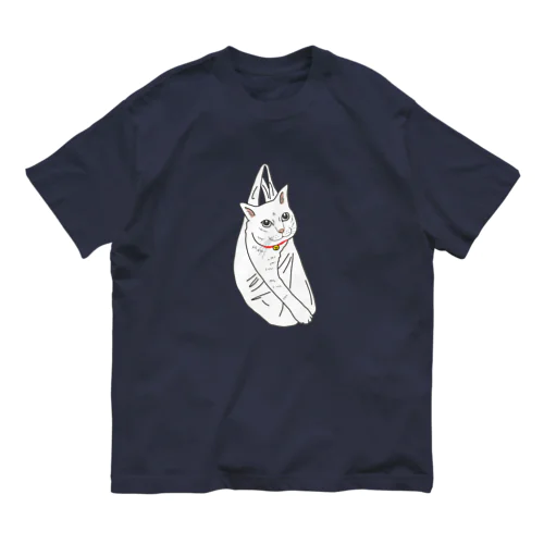 ビニール袋に入った猫 Organic Cotton T-Shirt