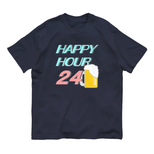 HAPPY HOUR24 オーガニックコットンTシャツ