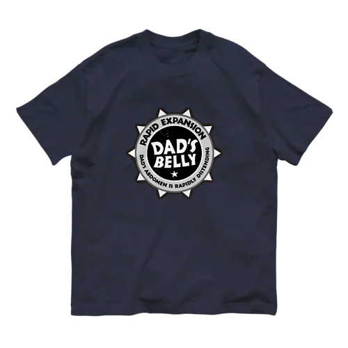 Dad's belly【zigzag】 オーガニックコットンTシャツ