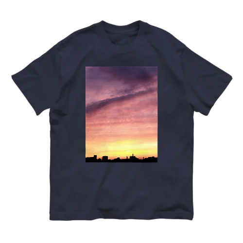 sunset① オーガニックコットンTシャツ