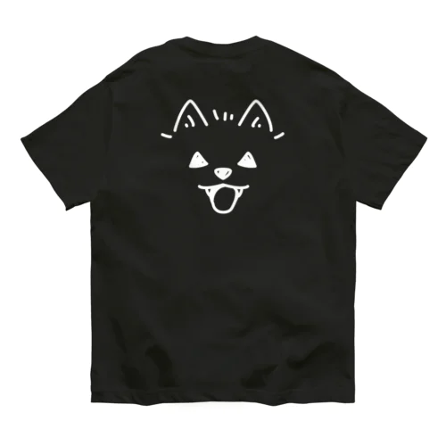 バックプリント 近すぎるポメラニアン04　ハロウィン Organic Cotton T-Shirt