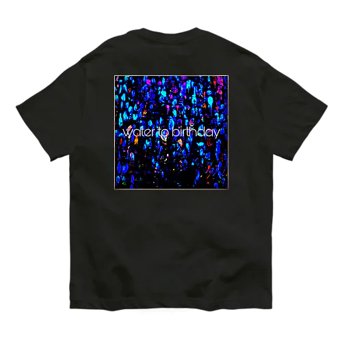 【silent tears drops -rain-】organic T- shirt Organic Cotton T-Shirt