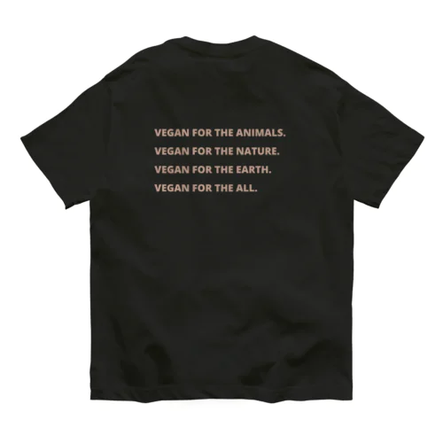 Vegan_Pig オーガニックコットンTシャツ