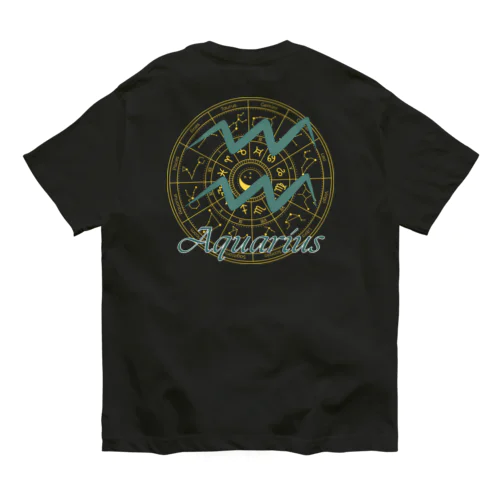 星めぐり《Aquarius ・水瓶座》 オーガニックコットンTシャツ