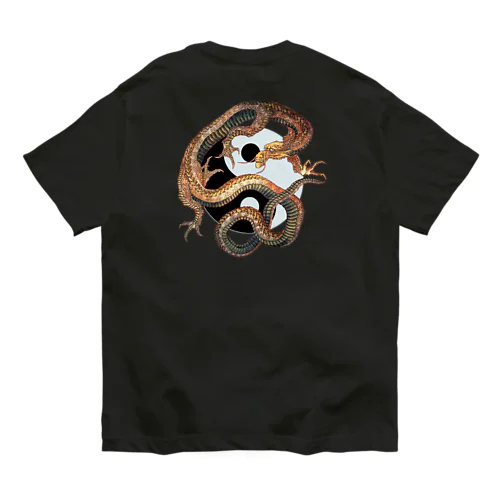 タオ北斎龍 オーガニックコットンTシャツ