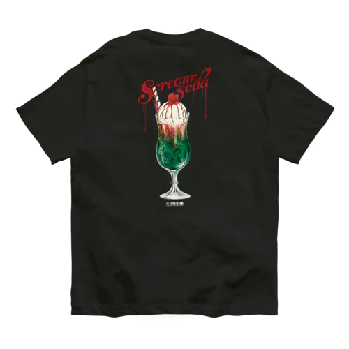 SCREAMSODA【バックプリント】 オーガニックコットンTシャツ