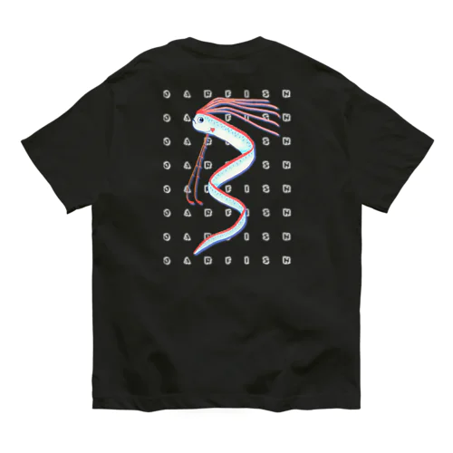 oarfish(リュウグウノツカイ)①　バックプリント Organic Cotton T-Shirt