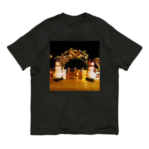 スノーマンの祝福 Organic Cotton T-Shirt