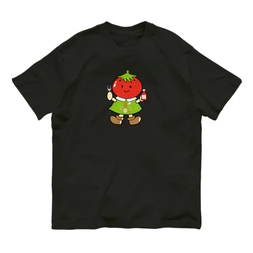 ナポリタンスパゲッティの妖精ナポたん オーガニックコットンTシャツ