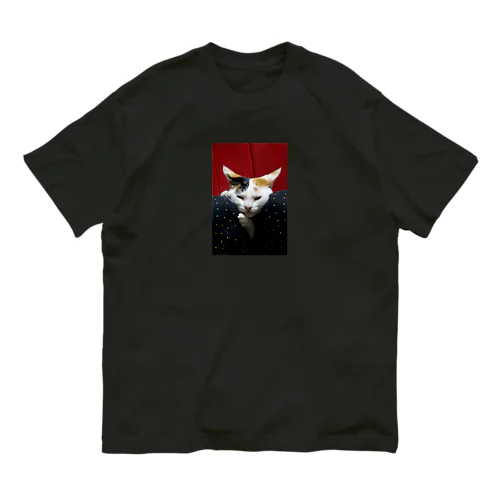 妖怪美少女猫びわちゃん Organic Cotton T-Shirt