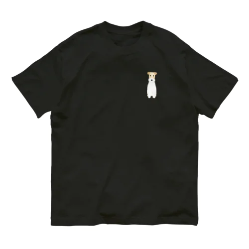 ワイヤーフォックステリア(ワンポイント) Organic Cotton T-Shirt