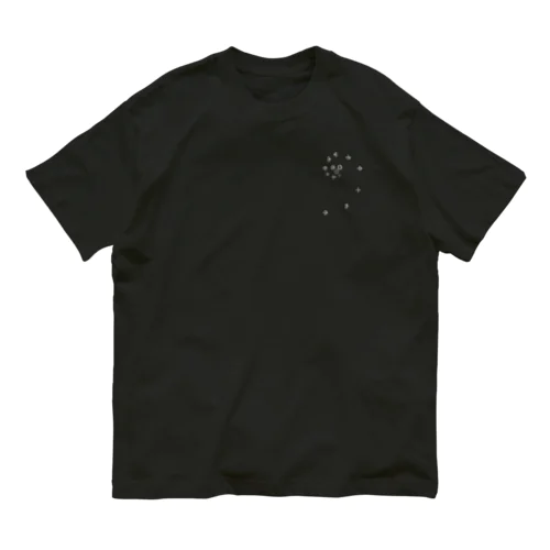 エネルギーアート（黒地用） オーガニックコットンTシャツ