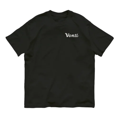 Venti_シリーズC_WH オーガニックコットンTシャツ