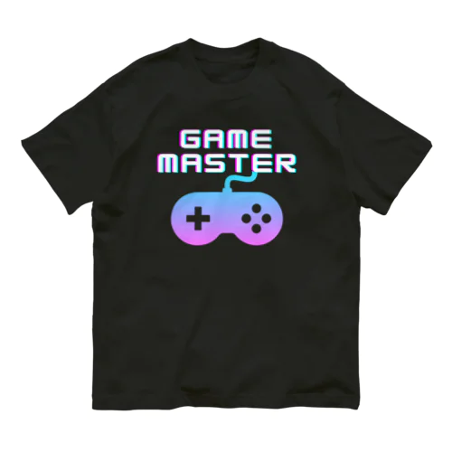 ゲームマスター Game Master Gamer T-Shirt For Video Game Players  Organic Cotton T-Shirt