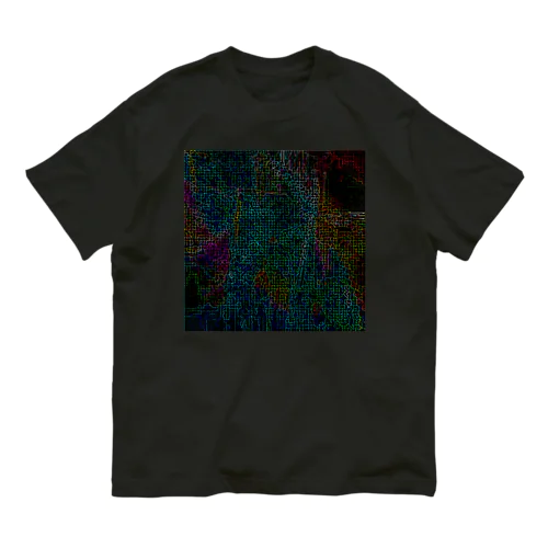 サイバーな都市の地図 オーガニックコットンTシャツ