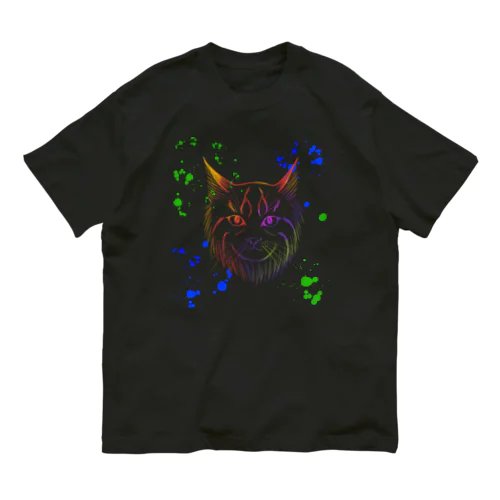 ロックな猫のボブ Organic Cotton T-Shirt