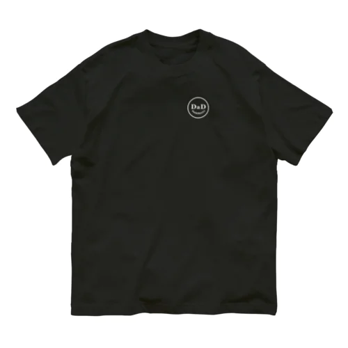 ワンポイントDaDちゃん 顔ロゴ 黒T専用 Organic Cotton T-Shirt