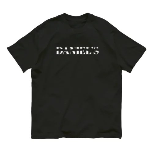 ダニエルズホワイトロゴ オーガニックコットンTシャツ