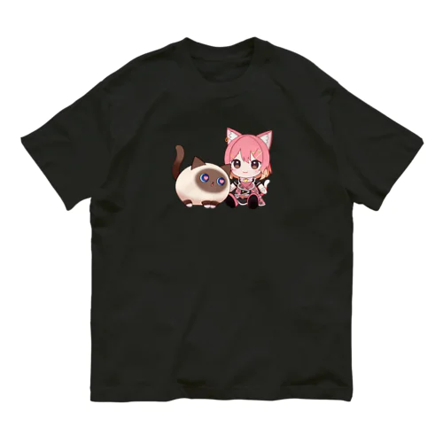 ももミロ仲良し オーガニックコットンTシャツ