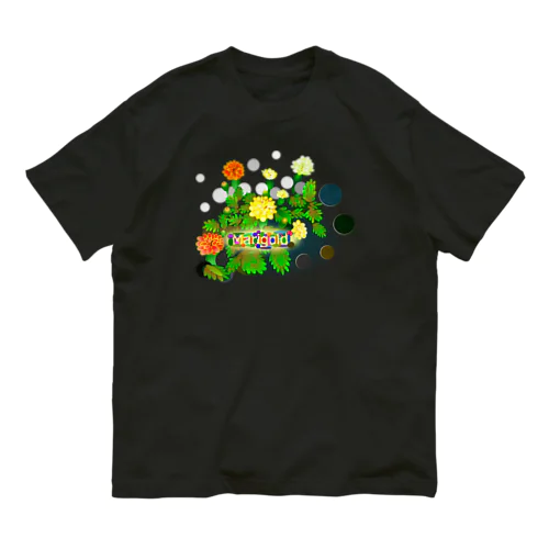 〇絵『マリーゴールドh.t.』 オーガニックコットンTシャツ