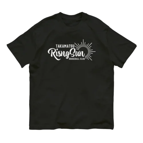 SUMMER TRS ホワイト オーガニックコットンTシャツ