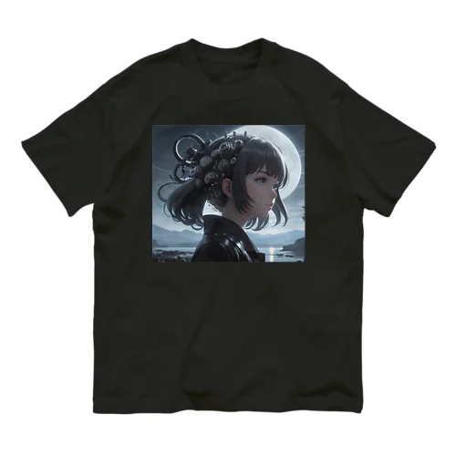 Sci-Fi少女 オーガニックコットンTシャツ