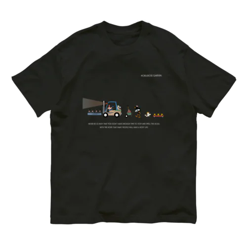 NRG.ローズメイク(WH) Organic Cotton T-Shirt