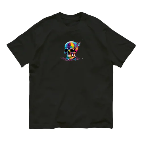 幻想的なドクロ Organic Cotton T-Shirt