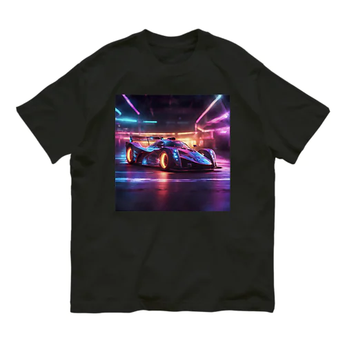 未来の車 オーガニックコットンTシャツ