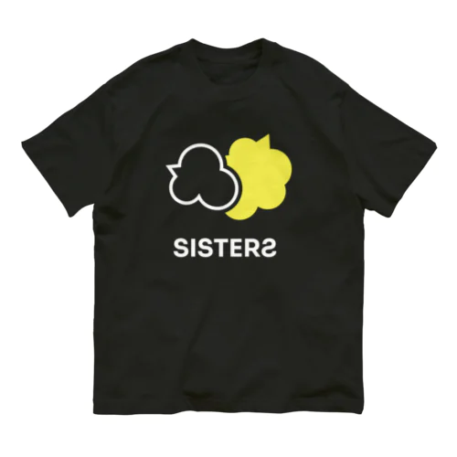 ホームページクリエイターターキー（SISTERS）ブラック オーガニックコットンTシャツ