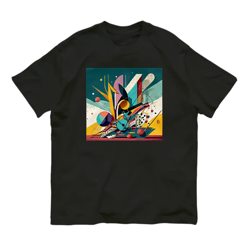 ガラクタアート オーガニックコットンTシャツ