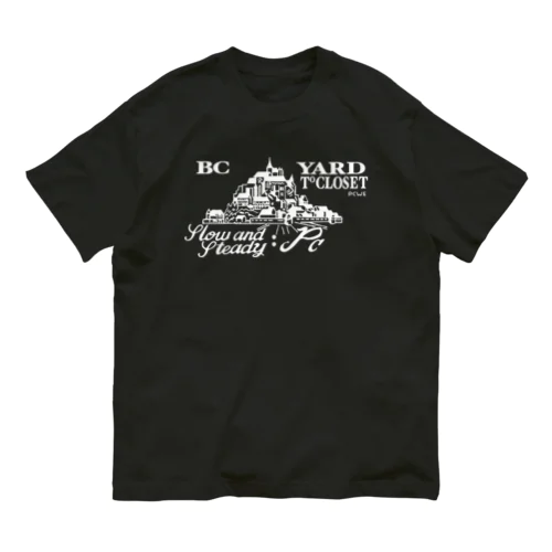 BACKYARD TO CLOSET TEE〈PCWE23W〉 Organic Cotton T-Shirt