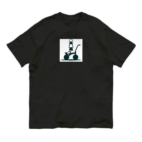 レトロリーフ オーガニックコットンTシャツ