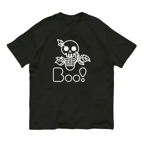 Boo!(ガイコツ) Organic Cotton T-Shirt