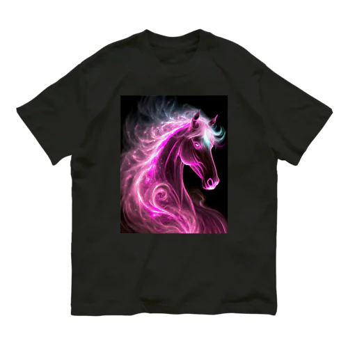 Ruby Flame Horse Organic Cotton T-Shirt