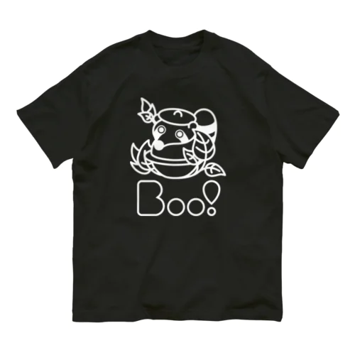 Boo!(ぶんぶくちゃがま) オーガニックコットンTシャツ