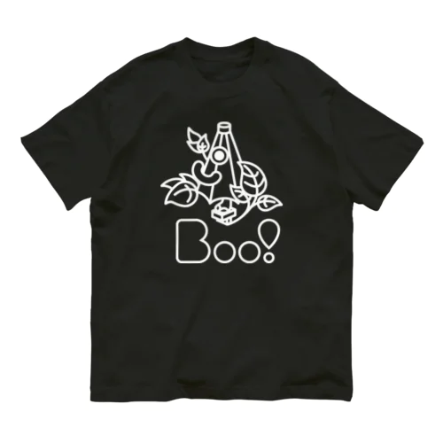 Boo!(からかさおばけ) オーガニックコットンTシャツ