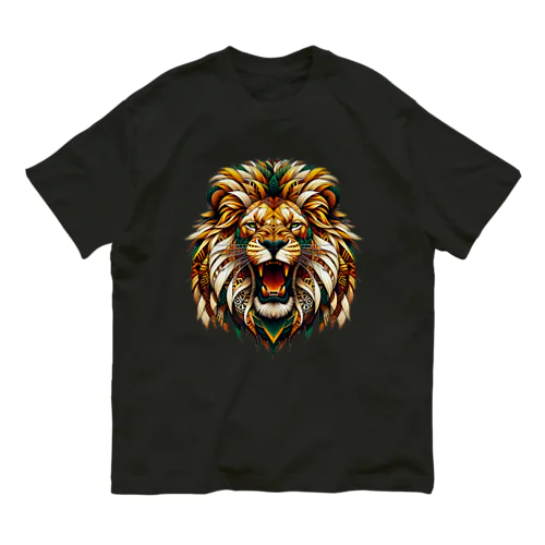 ジオライオン-サバンナカラー- オーガニックコットンTシャツ